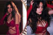 Disha Patani gives her red shimmering lehenga a contemporary spin with gloves